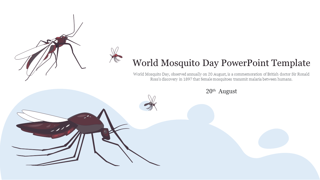 World Mosquito Day PowerPoint Template & Google Slides